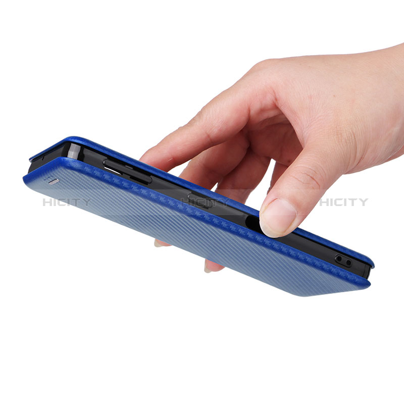 Handytasche Stand Schutzhülle Flip Leder Hülle L04Z für Sharp Aquos Sense7