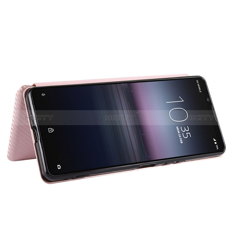 Handytasche Stand Schutzhülle Flip Leder Hülle L04Z für Sony Xperia 1 II groß