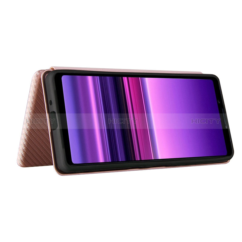 Handytasche Stand Schutzhülle Flip Leder Hülle L04Z für Sony Xperia 1 III groß