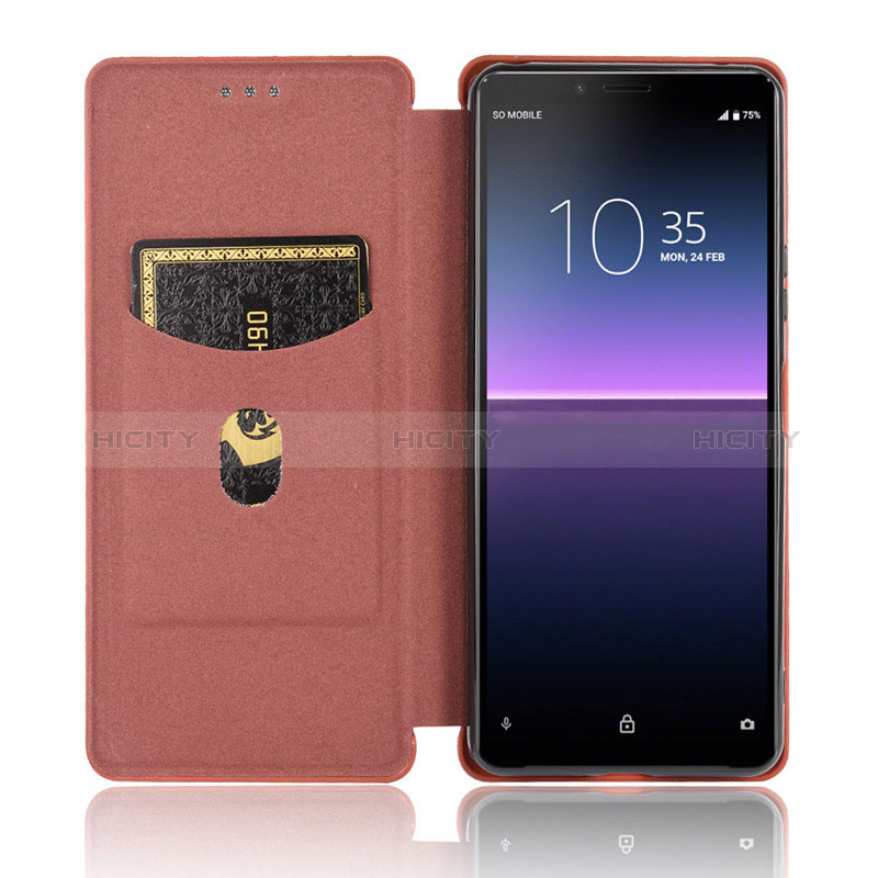 Handytasche Stand Schutzhülle Flip Leder Hülle L04Z für Sony Xperia 10 II