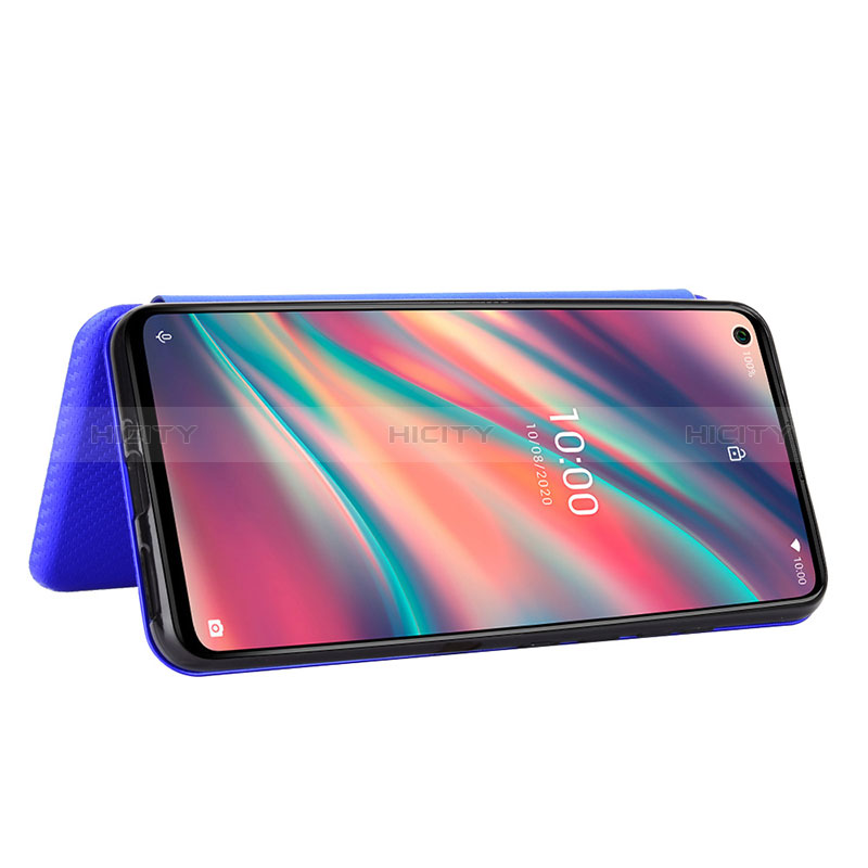 Handytasche Stand Schutzhülle Flip Leder Hülle L04Z für Wiko View5 groß