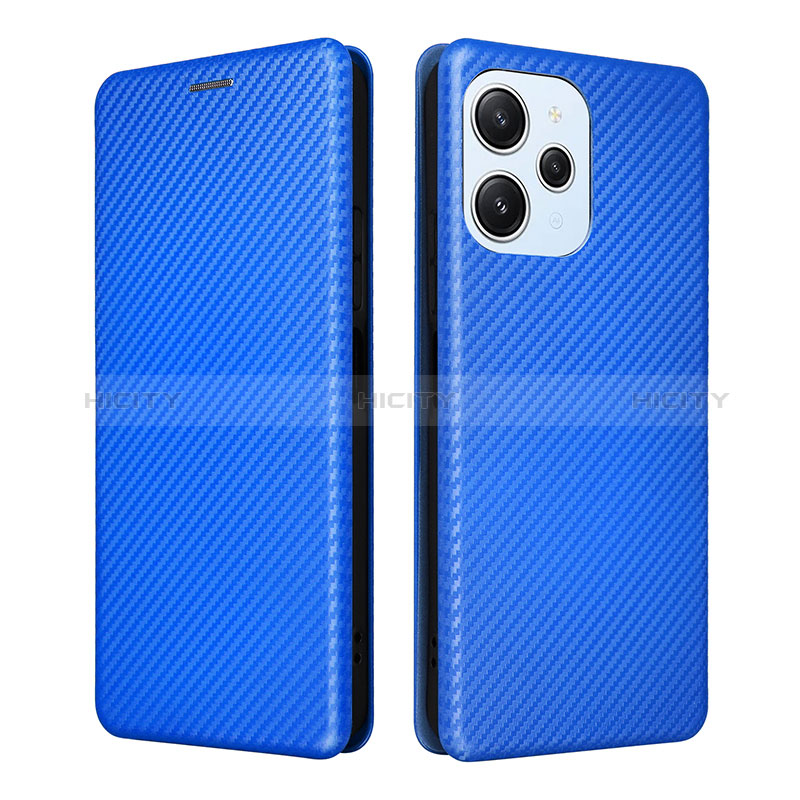 Handytasche Stand Schutzhülle Flip Leder Hülle L04Z für Xiaomi Redmi Note 12R 5G Blau