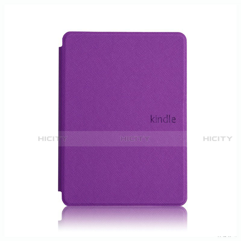 Handytasche Stand Schutzhülle Flip Leder Hülle L05 für Amazon Kindle Paperwhite 6 inch Violett Plus