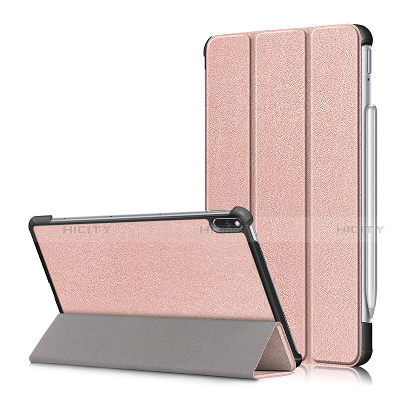 Handytasche Stand Schutzhülle Flip Leder Hülle L05 für Huawei MatePad Pro Rosegold Plus