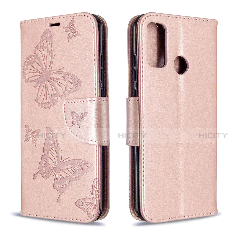 Handytasche Stand Schutzhülle Flip Leder Hülle L05 für Huawei Nova Lite 3 Plus Rosegold