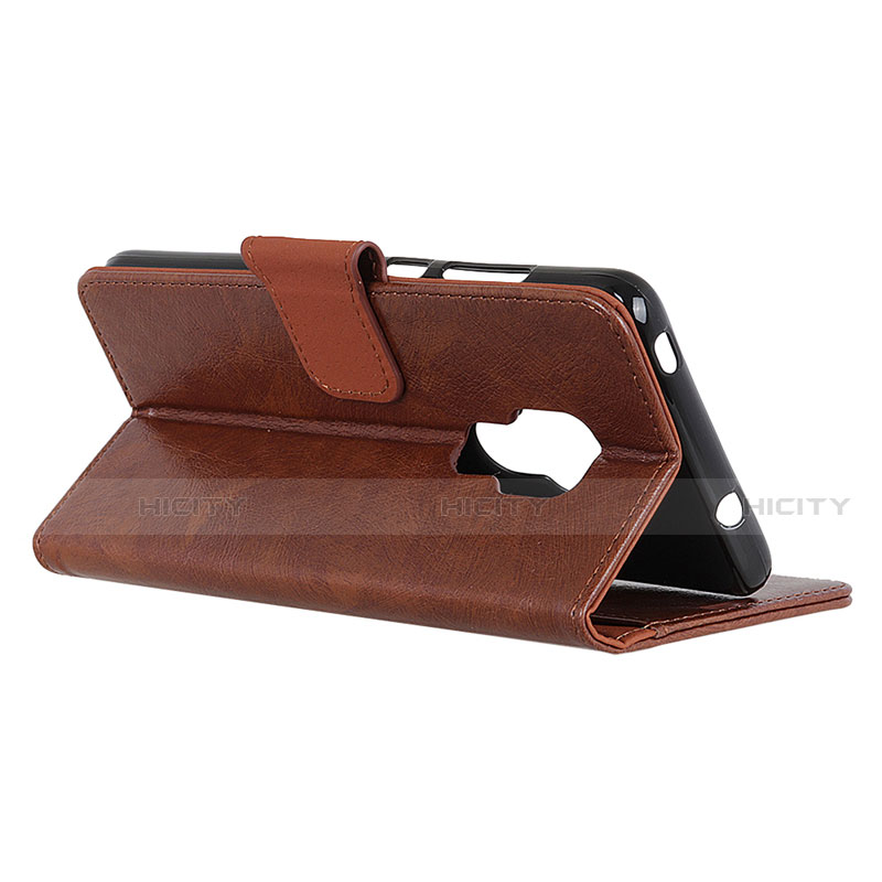 Handytasche Stand Schutzhülle Flip Leder Hülle L05 für Motorola Moto G9 Play