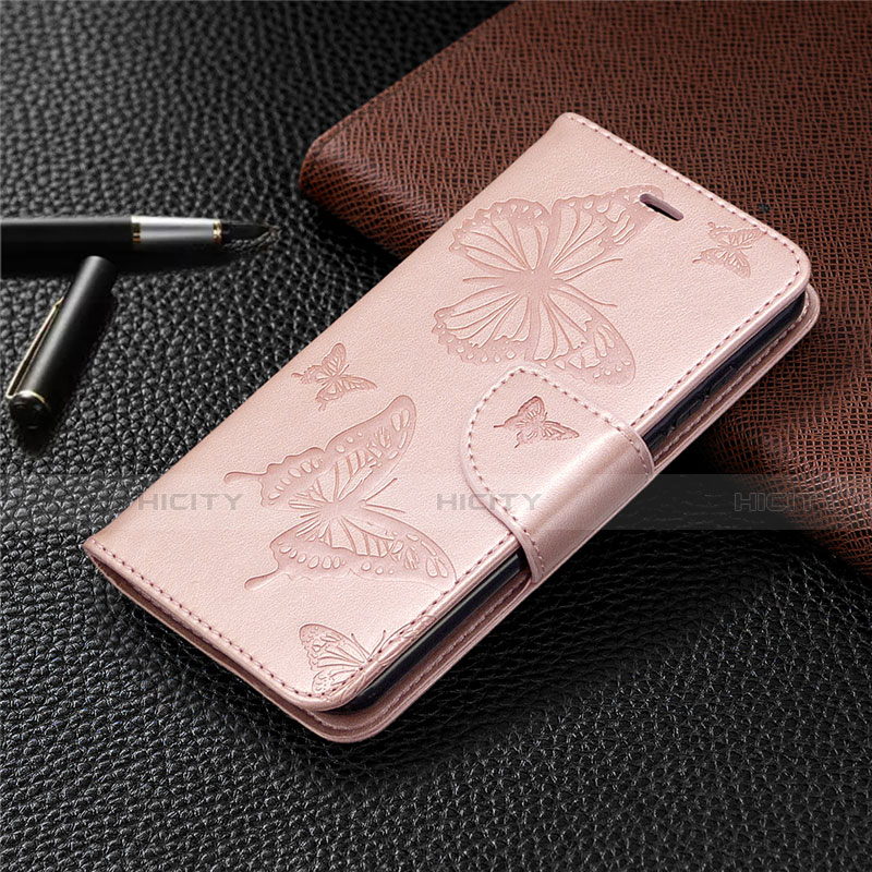 Handytasche Stand Schutzhülle Flip Leder Hülle L05 für Nokia 1.3 Rosegold