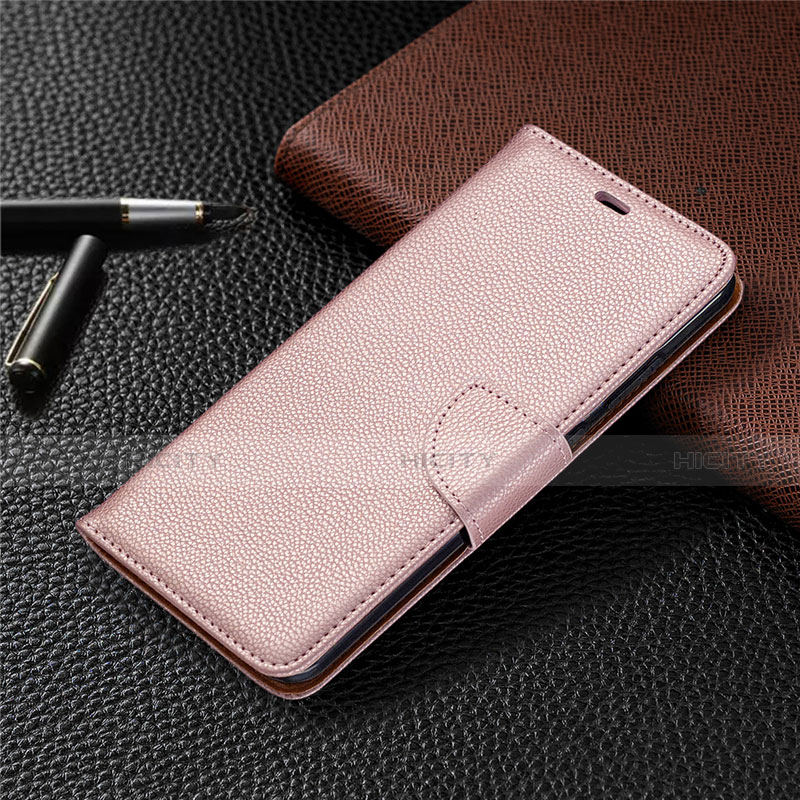 Handytasche Stand Schutzhülle Flip Leder Hülle L05 für Nokia 5.3 Rosegold