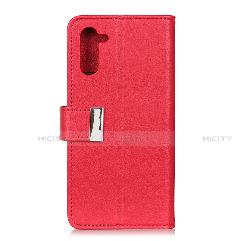 Handytasche Stand Schutzhülle Flip Leder Hülle L05 für OnePlus Nord Rot