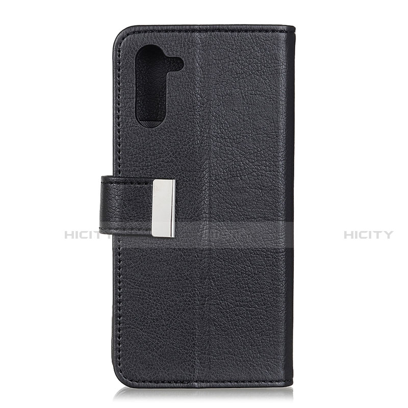 Handytasche Stand Schutzhülle Flip Leder Hülle L05 für OnePlus Nord Schwarz Plus