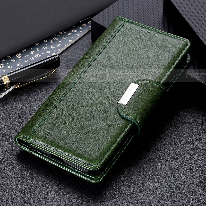 Handytasche Stand Schutzhülle Flip Leder Hülle L05 für Oppo A91 Grün Plus