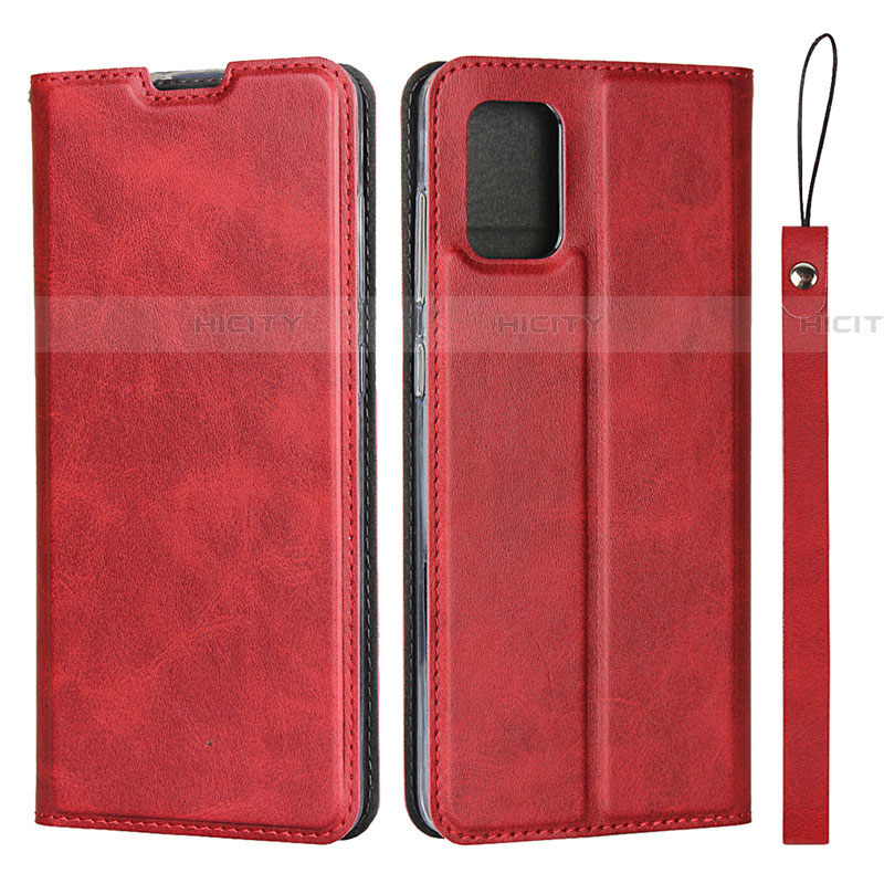 Handytasche Stand Schutzhülle Flip Leder Hülle L05 für Samsung Galaxy A71 5G Rot Plus