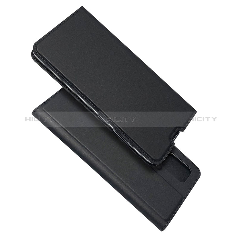 Handytasche Stand Schutzhülle Flip Leder Hülle L05 für Samsung Galaxy M40S Schwarz