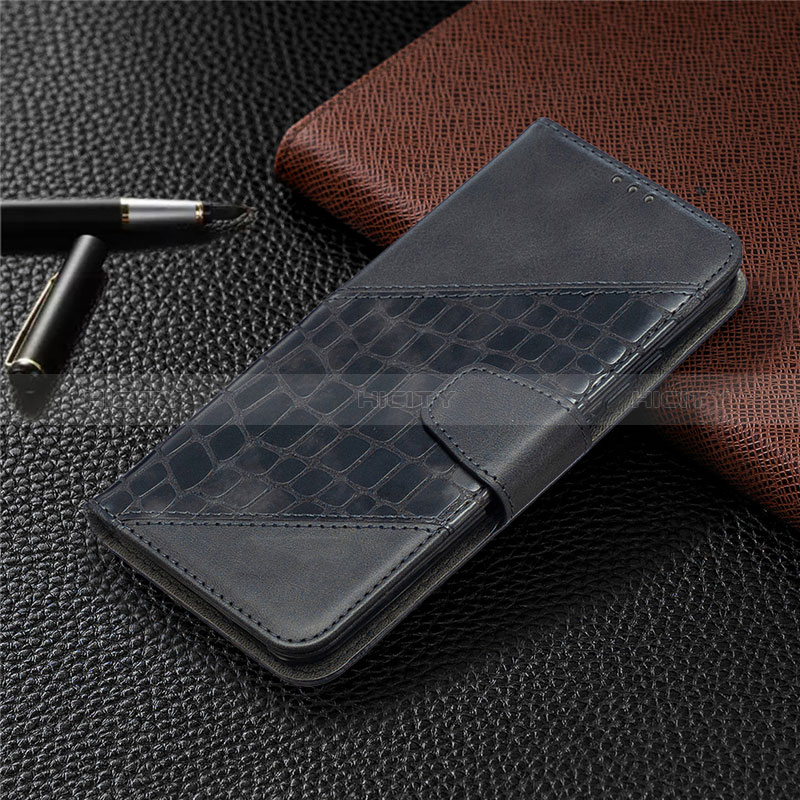 Handytasche Stand Schutzhülle Flip Leder Hülle L05 für Xiaomi Redmi 9 Activ Schwarz Plus