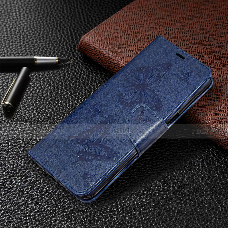 Handytasche Stand Schutzhülle Flip Leder Hülle L05 für Xiaomi Redmi Note 9 Pro Max Blau