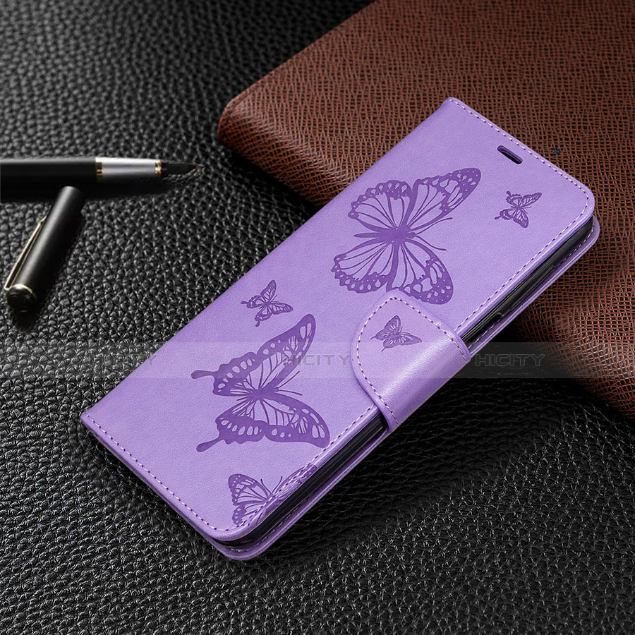 Handytasche Stand Schutzhülle Flip Leder Hülle L05 für Xiaomi Redmi Note 9 Pro Max Violett