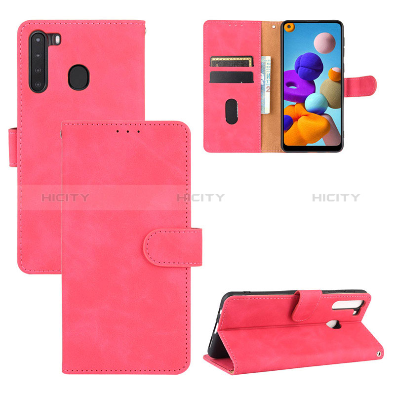 Handytasche Stand Schutzhülle Flip Leder Hülle L05Z für Samsung Galaxy A21