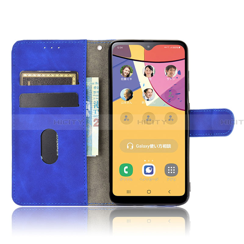 Handytasche Stand Schutzhülle Flip Leder Hülle L05Z für Samsung Galaxy A21 SC-42A groß