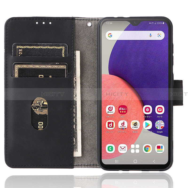 Handytasche Stand Schutzhülle Flip Leder Hülle L05Z für Samsung Galaxy A22 5G SC-56B