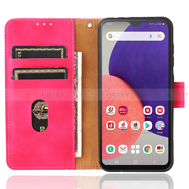 Handytasche Stand Schutzhülle Flip Leder Hülle L05Z für Samsung Galaxy A22 5G SC-56B