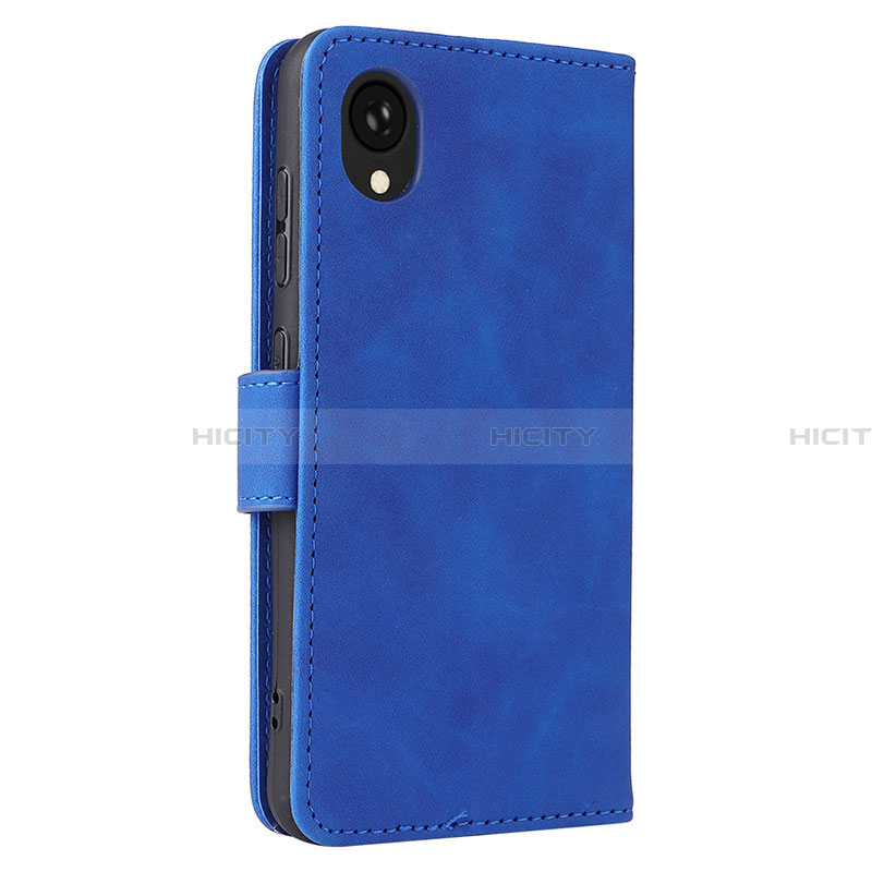 Handytasche Stand Schutzhülle Flip Leder Hülle L05Z für Samsung Galaxy A22 5G SC-56B Blau