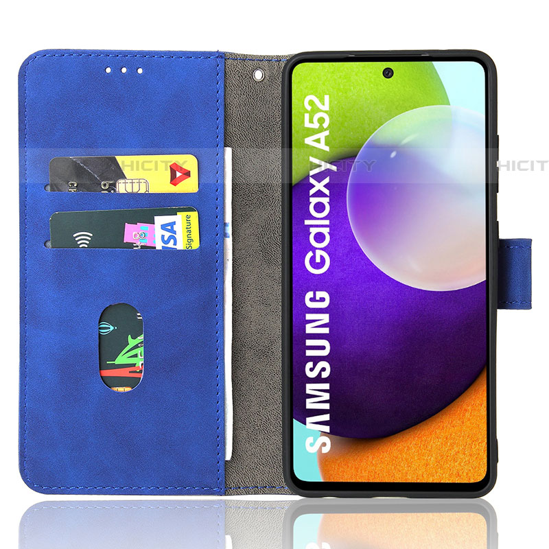 Handytasche Stand Schutzhülle Flip Leder Hülle L05Z für Samsung Galaxy A52 5G groß