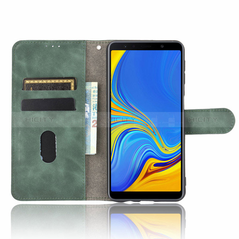 Handytasche Stand Schutzhülle Flip Leder Hülle L05Z für Samsung Galaxy A7 (2018) A750