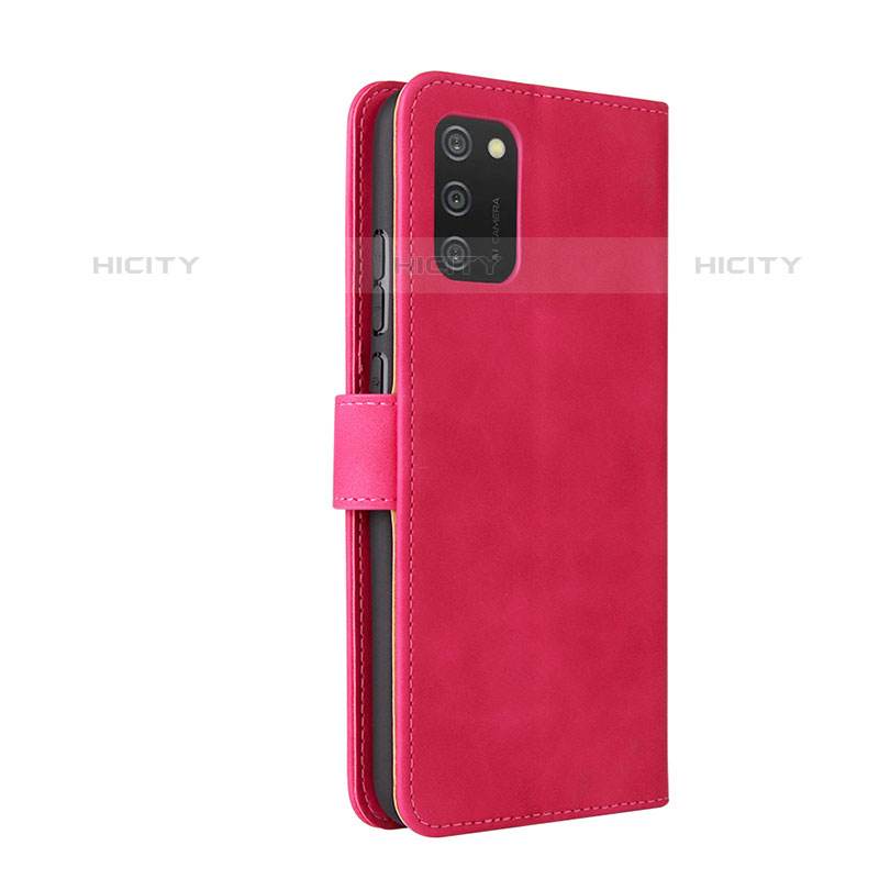 Handytasche Stand Schutzhülle Flip Leder Hülle L05Z für Samsung Galaxy M02s Pink