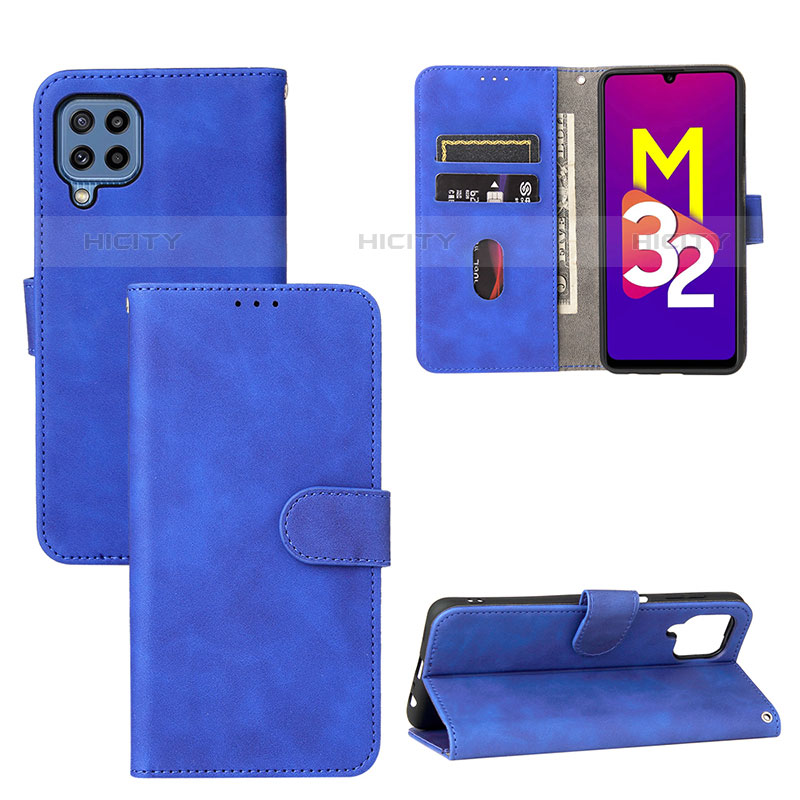 Handytasche Stand Schutzhülle Flip Leder Hülle L05Z für Samsung Galaxy M32 4G groß