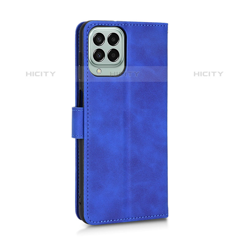 Handytasche Stand Schutzhülle Flip Leder Hülle L05Z für Samsung Galaxy M33 5G Blau