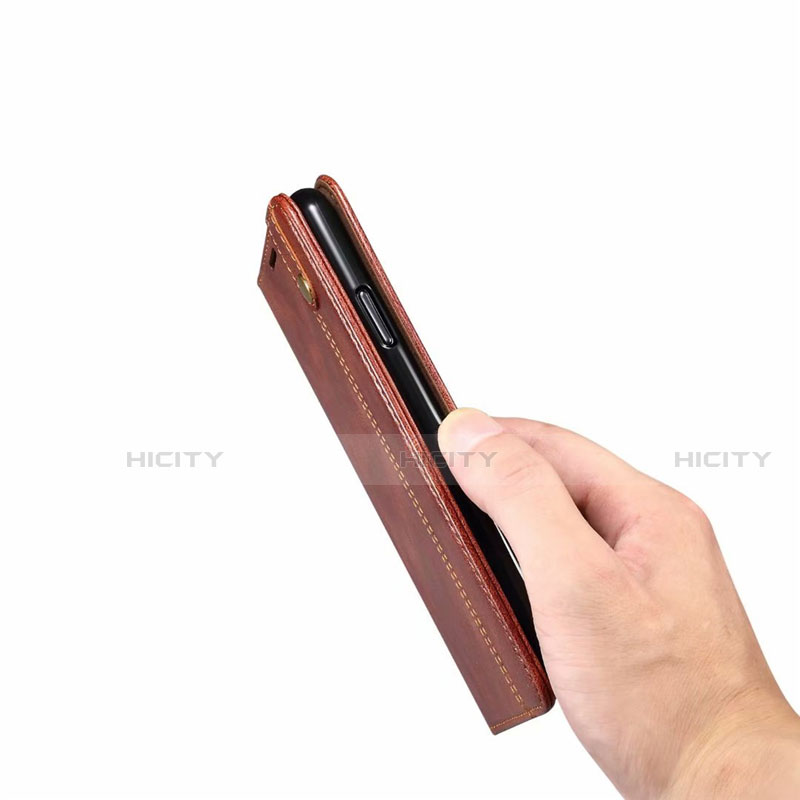 Handytasche Stand Schutzhülle Flip Leder Hülle L06 für Apple iPhone 12 Pro