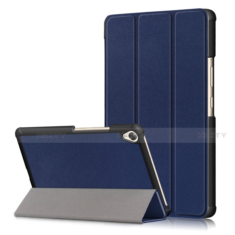 Handytasche Stand Schutzhülle Flip Leder Hülle L06 für Huawei MediaPad M6 8.4 Blau