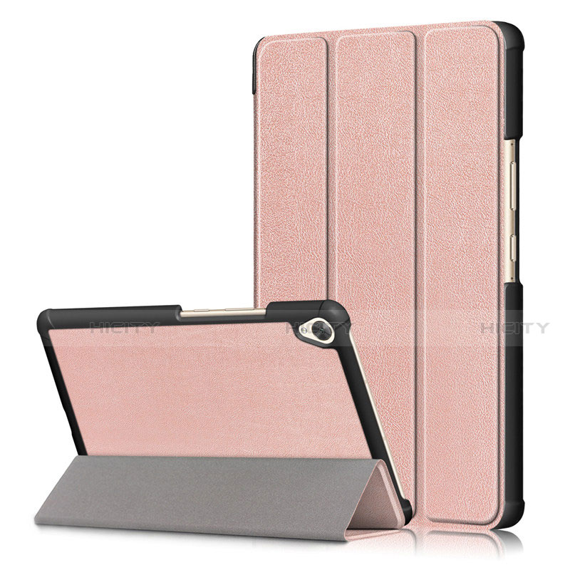 Handytasche Stand Schutzhülle Flip Leder Hülle L06 für Huawei MediaPad M6 8.4 Rosegold