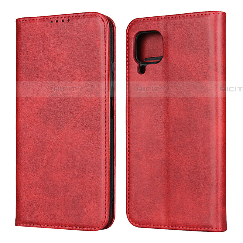 Handytasche Stand Schutzhülle Flip Leder Hülle L06 für Huawei P40 Lite Rot Plus