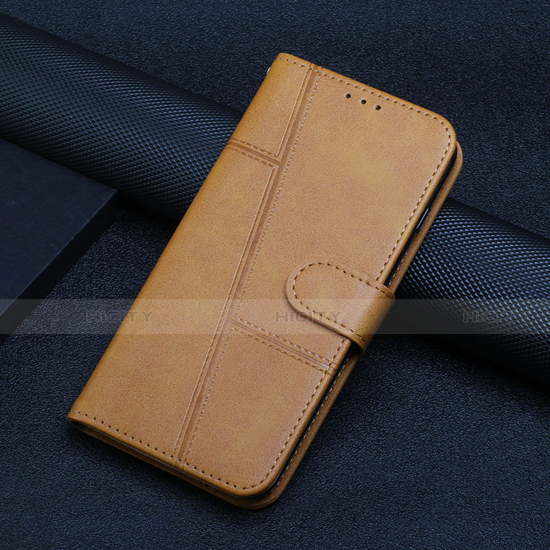 Handytasche Stand Schutzhülle Flip Leder Hülle L06 für Motorola Moto Edge S Pro 5G Hellbraun