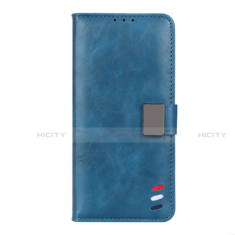 Handytasche Stand Schutzhülle Flip Leder Hülle L06 für Motorola Moto G 5G Blau