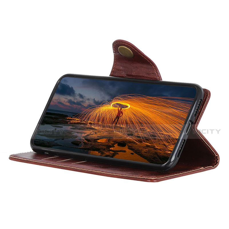 Handytasche Stand Schutzhülle Flip Leder Hülle L06 für Oppo Reno4 4G groß