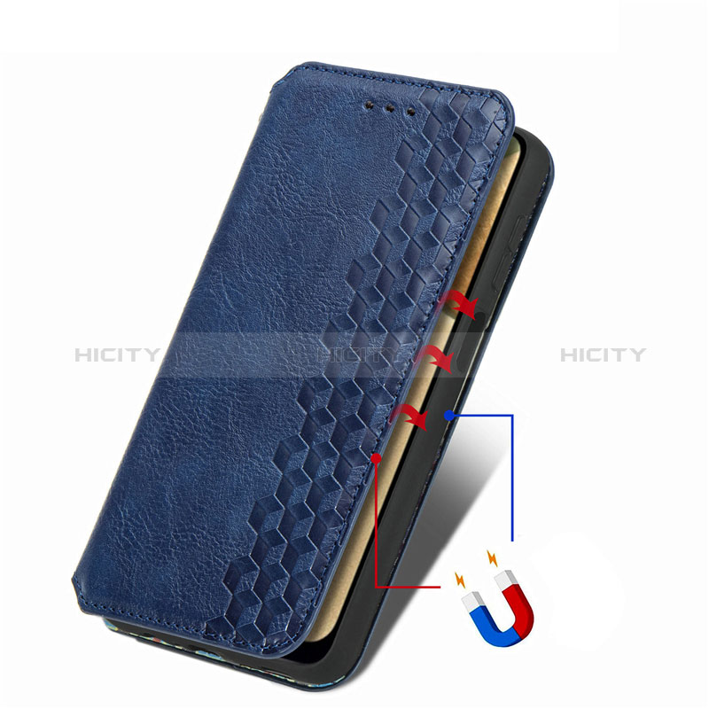 Handytasche Stand Schutzhülle Flip Leder Hülle L06 für Samsung Galaxy A12 5G groß