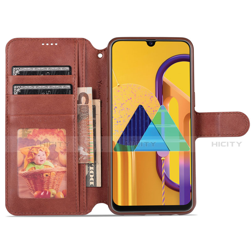 Handytasche Stand Schutzhülle Flip Leder Hülle L06 für Samsung Galaxy A20s groß