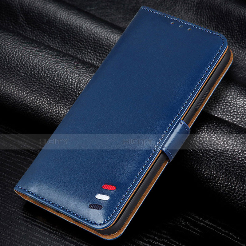 Handytasche Stand Schutzhülle Flip Leder Hülle L06 für Samsung Galaxy A31 Blau