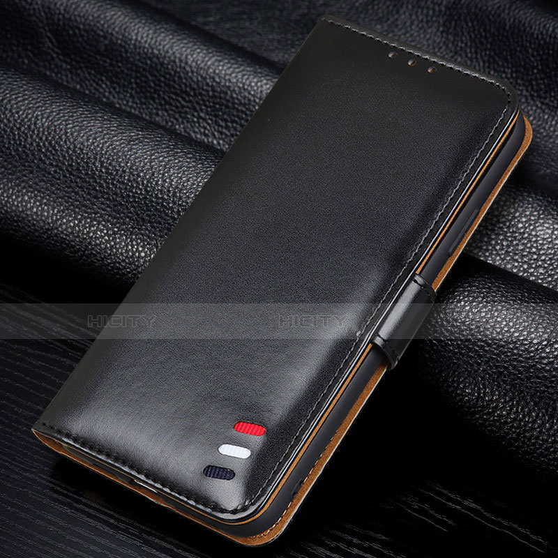 Handytasche Stand Schutzhülle Flip Leder Hülle L06 für Samsung Galaxy A31 Schwarz