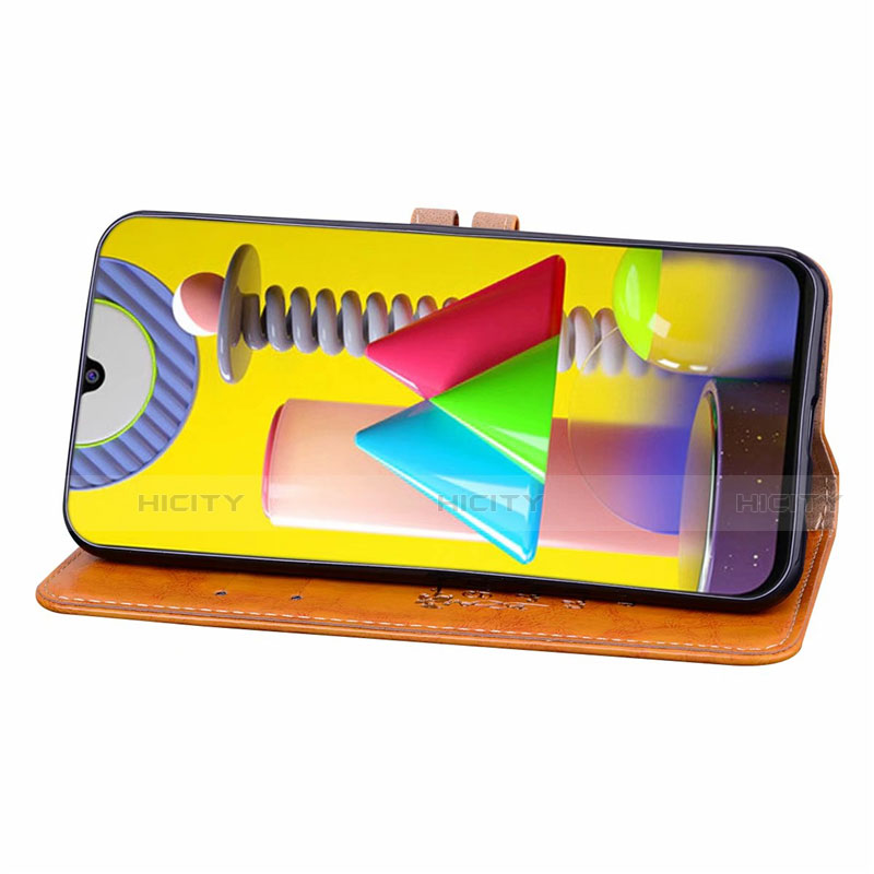 Handytasche Stand Schutzhülle Flip Leder Hülle L06 für Samsung Galaxy M31 groß