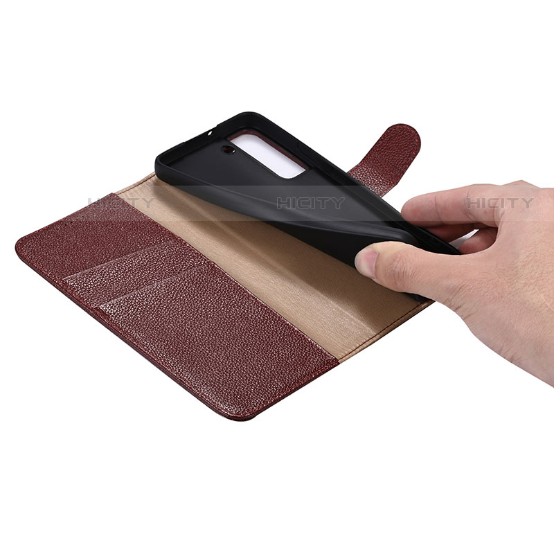 Handytasche Stand Schutzhülle Flip Leder Hülle L06 für Samsung Galaxy S22 5G