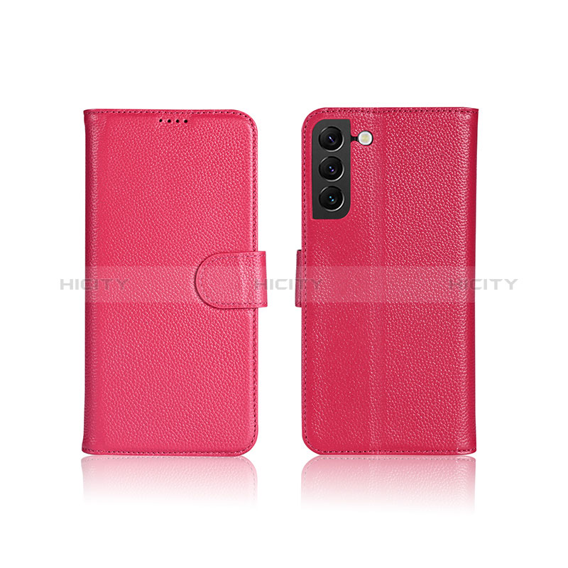 Handytasche Stand Schutzhülle Flip Leder Hülle L06 für Samsung Galaxy S24 5G Pink