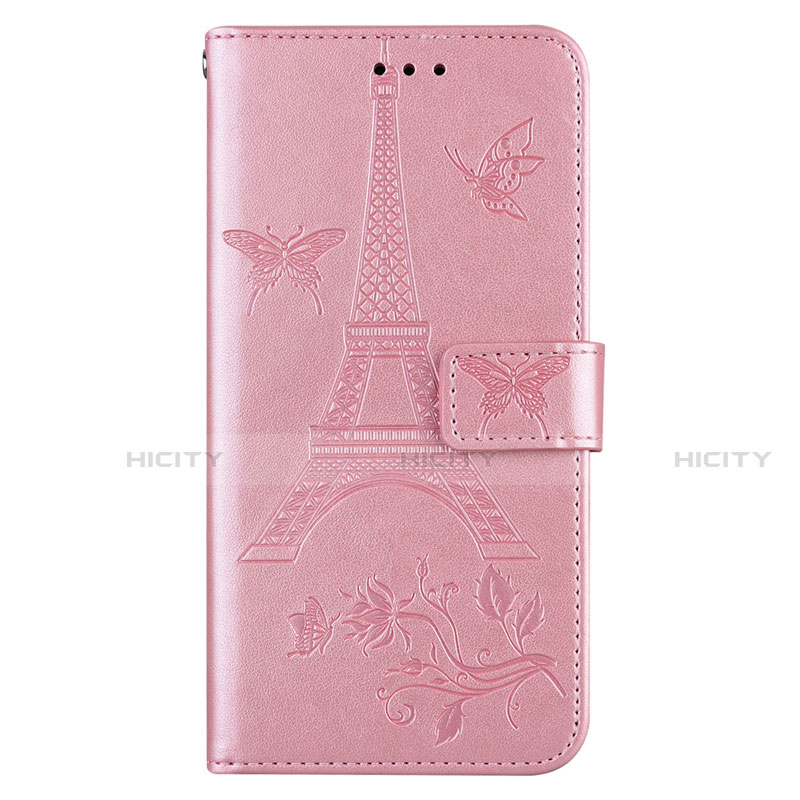 Handytasche Stand Schutzhülle Flip Leder Hülle L06 für Sony Xperia 8 Lite Rosegold