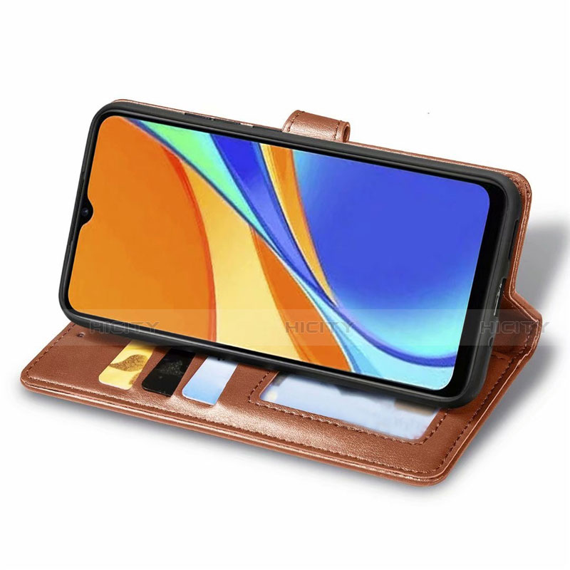 Handytasche Stand Schutzhülle Flip Leder Hülle L06 für Xiaomi Redmi 9C NFC groß