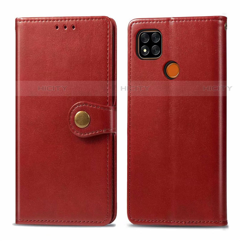 Handytasche Stand Schutzhülle Flip Leder Hülle L06 für Xiaomi Redmi 9C Rot