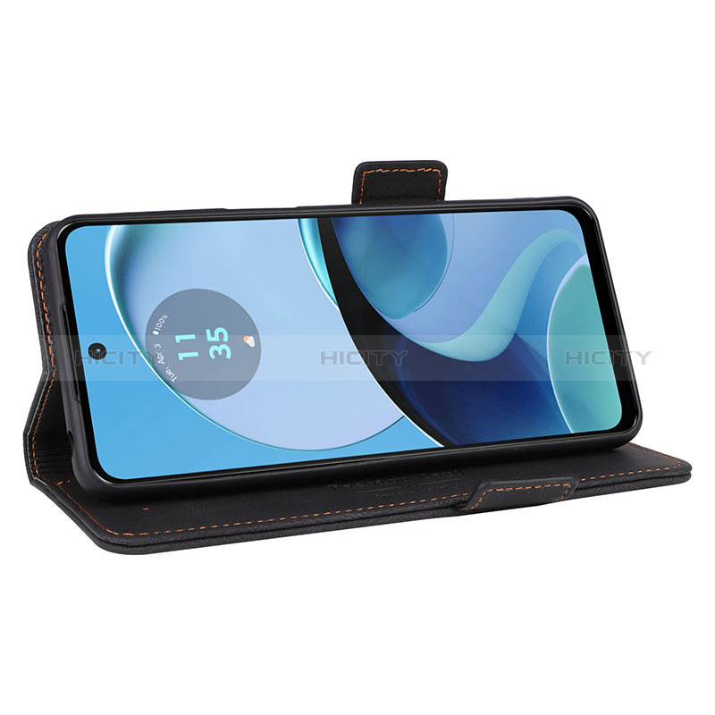 Handytasche Stand Schutzhülle Flip Leder Hülle L06Z für Motorola Moto G14