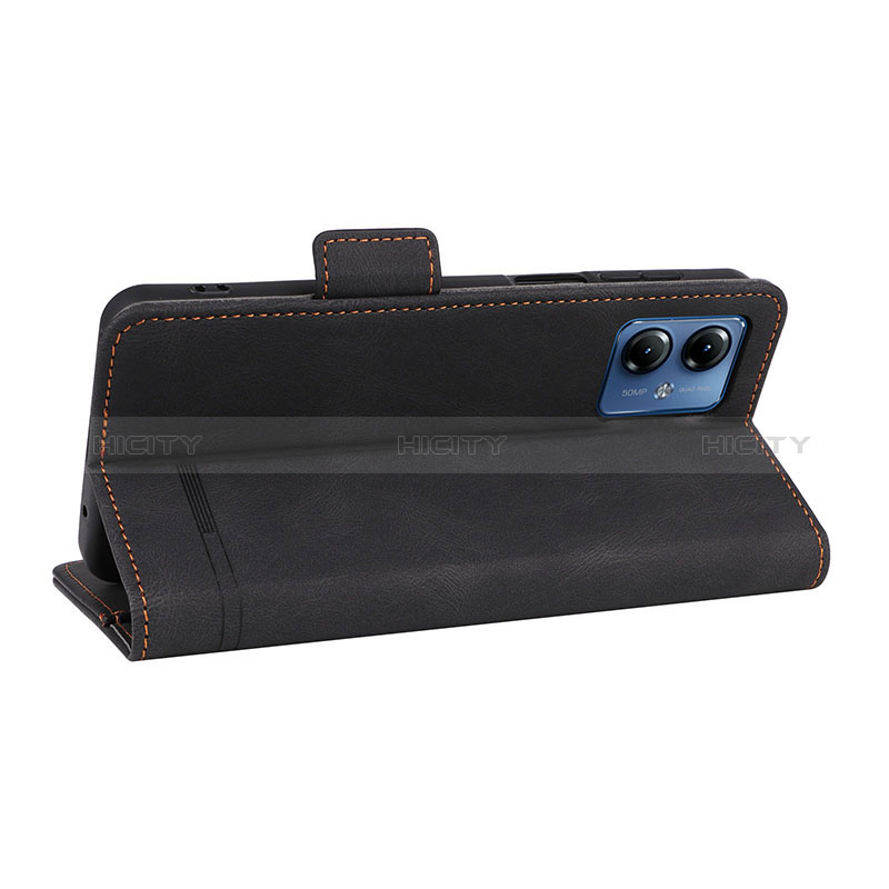 Handytasche Stand Schutzhülle Flip Leder Hülle L06Z für Motorola Moto G14 groß