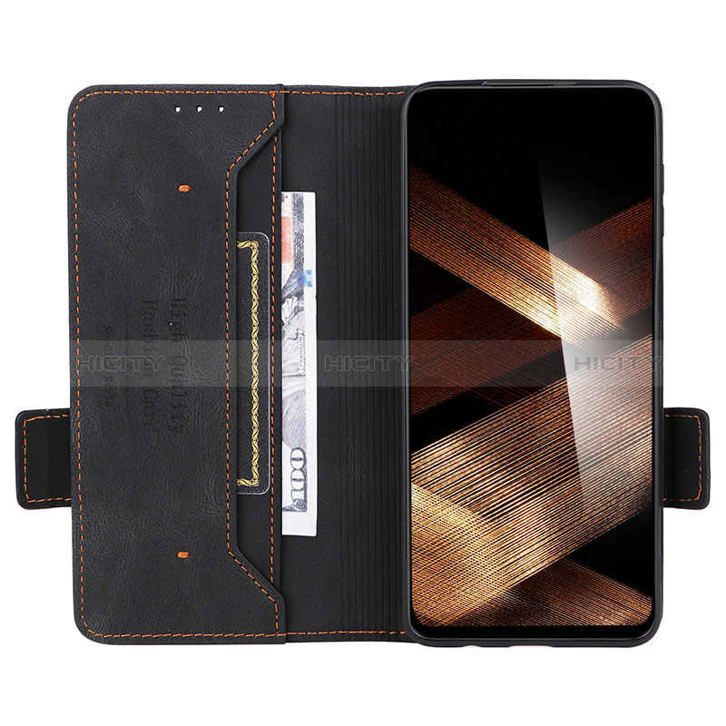 Handytasche Stand Schutzhülle Flip Leder Hülle L06Z für Motorola Moto G54 5G groß